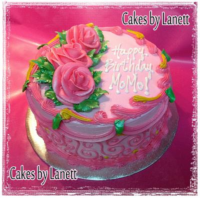 Pink Birthday Cake - Cake by Lanett