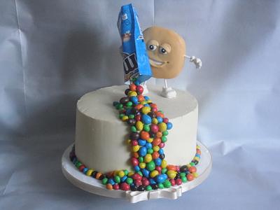 M&Ms Guy II - Cake by Essentially Cakes