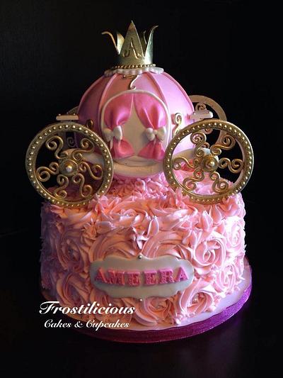 Princess carriage cake - Cake by Frostilicious Cakes & Cupcakes