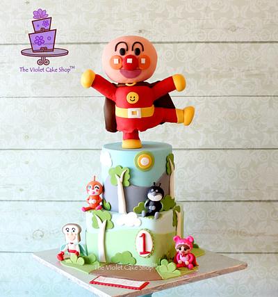 Gravity-Defying ANPANMAN ANIME Character Cake - Cake by Violet - The Violet Cake Shop™