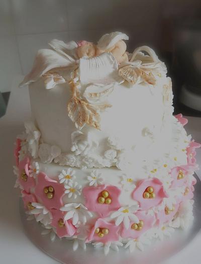 Baby - flowers - Cake by Mar  Roz
