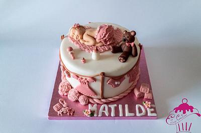 Baby Girl Cake - Cake by Estro Creativo
