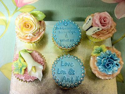 Get well soon floral cupcakes x - Cake by Louise
