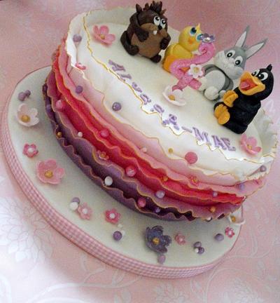 Looney Tunes birthday cake - Cake by Dee