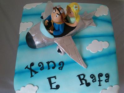 Flying lovers - Cake by Geek Cake