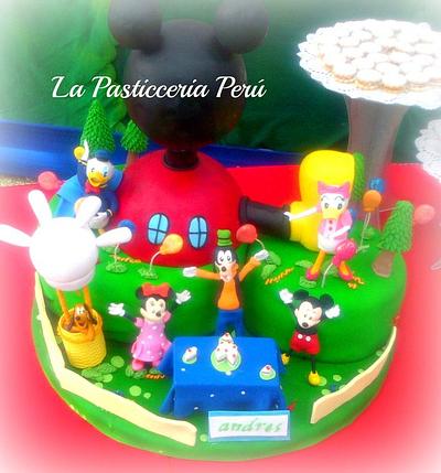 mickey club house - Cake by lapasticceriaperu