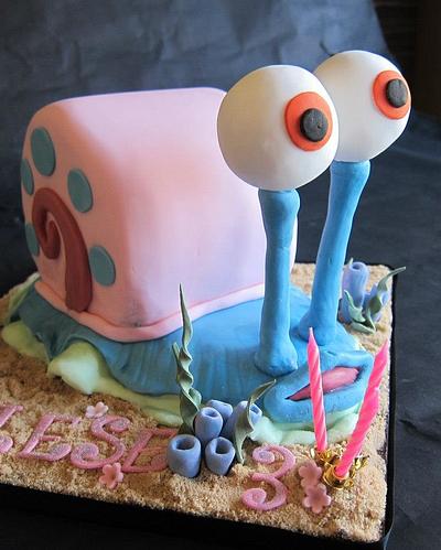 snail cake - Cake by Tracey