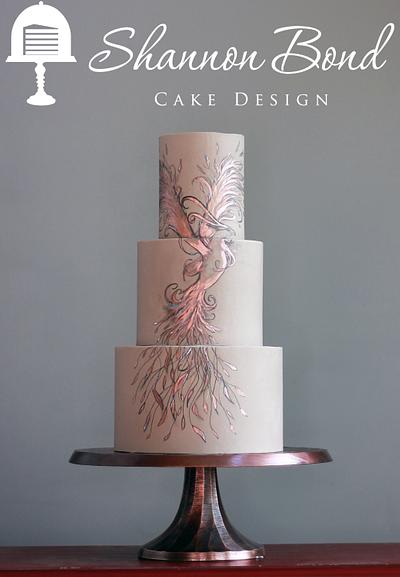 Phoenix Cake - Cake by Shannon Bond Cake Design
