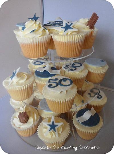 50th Birthday Cucpakes - Cake by Cupcakecreations