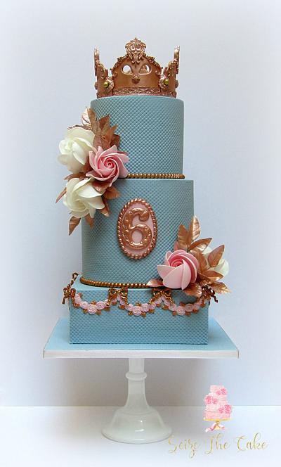 Crown Birthday Cake  - Cake by Seize The Cake