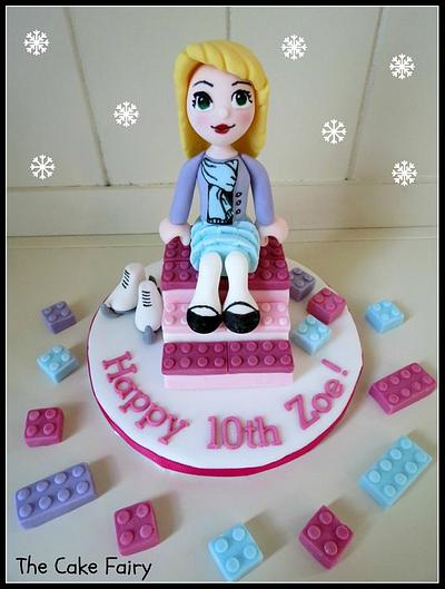 Lego Friends Ice skating cake topper - Cake by Renee Daly