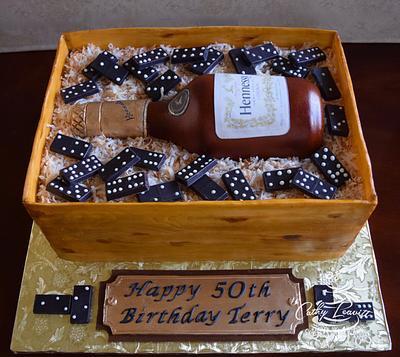 Hennessey and Domino Cake - Cake by Cathy Leavitt