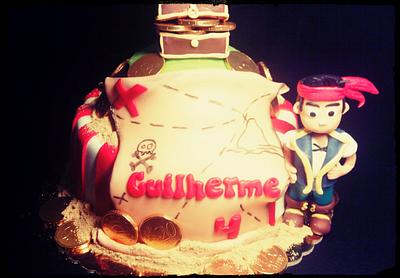 Cake Jack the pirate  - Cake by Aventuras Coloridas