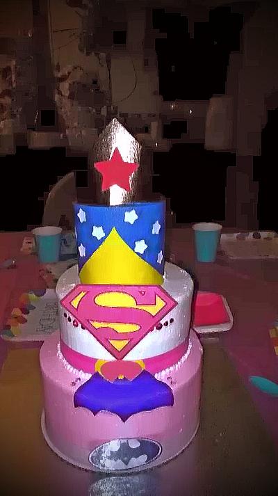 Girl Superhero Cake - Cake by The Cakestress~LaGresha Fizer-Brown