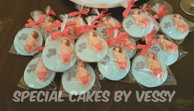 Baby christening cookies - Cake by Vesi