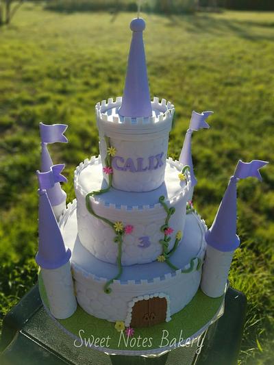 Princess castle cake - Cake by Heather @ Sweet Notes Bakery