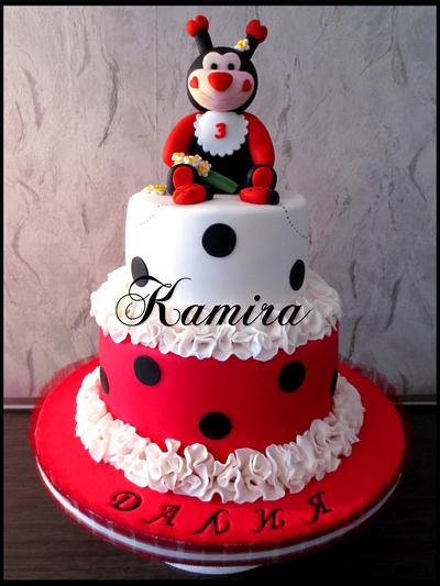 Ladybug - Cake by Kamira