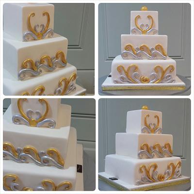 Gold & Silver - Cake by Maya Delices