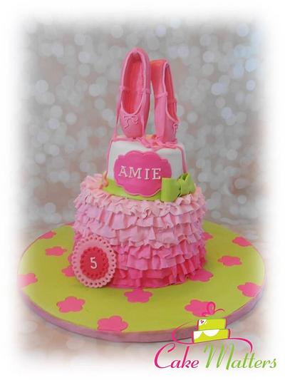 Ballet shoes - Cake by CakeMatters