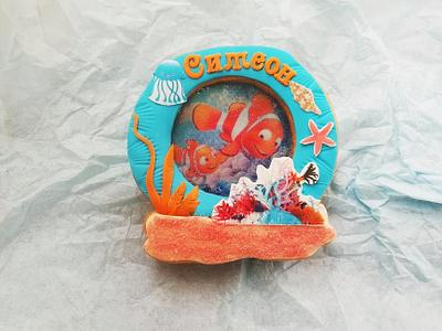 Fish cookie for Fish Party - Cake by ElizabetsCakes