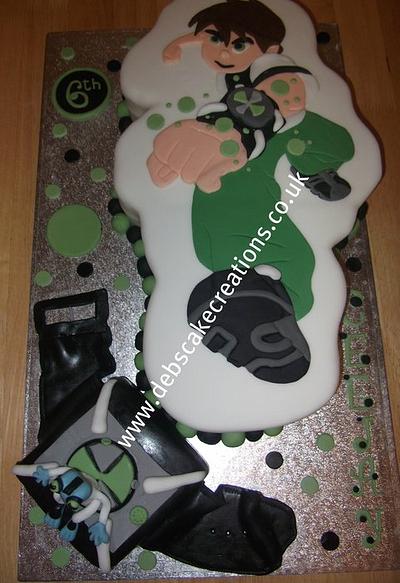 Ben 10 with Grey Matter Figure - Cake by debscakecreations