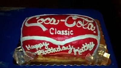Coca Cola Classic Birthday Cake - Cake by Christa