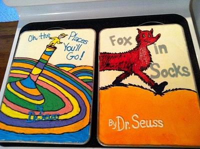 Dr Seuss theme  - Cake by Chassity