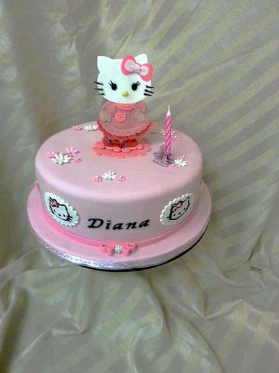 Hello Kitty - Cake by Gleibis