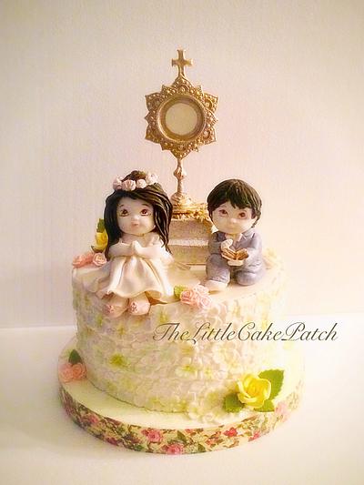 Communion Cake for Bianka and Max  - Cake by Joanne Wieneke