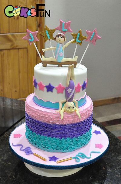 Gymnastics Birthday Cake - Cake by Cakes For Fun