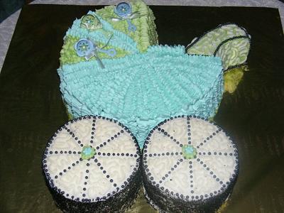 Baby Buggy cake - Cake by Save Me A Piece ~ Deb