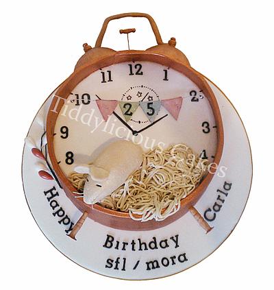 clock - Cake by Tiddy