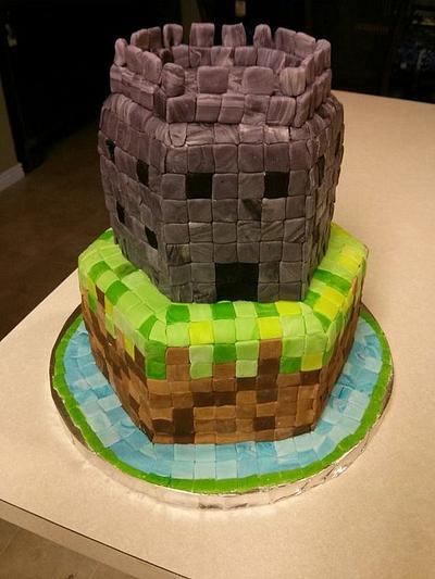 Minecraft cake - Cake by Laurie