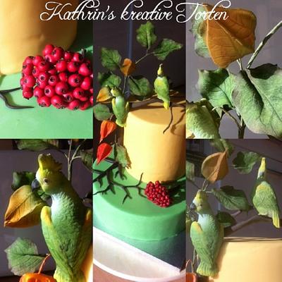 Papagei & Physalis - Cake by Kathrin