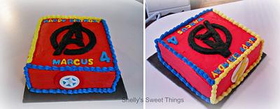 super hero - Cake by Shelly's Sweet Things