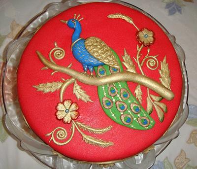 peacock cake - Cake by Zohreh