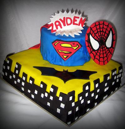 Superhero Cake - Cake by Mariela 