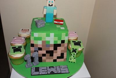 Minecraft - Cake by Emma's Cakes and Bake