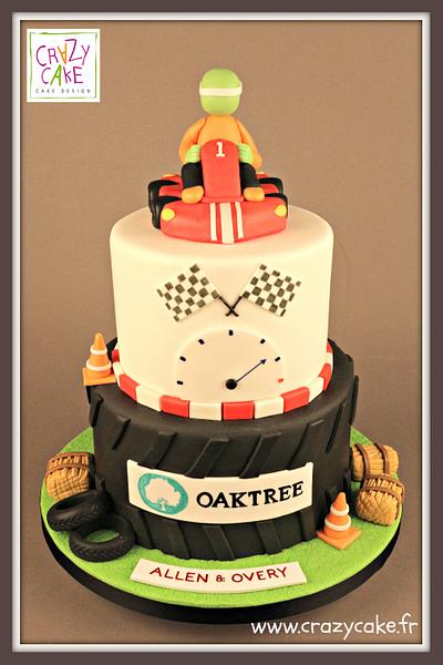 Karting and corporate business - Cake by Crazy Cake