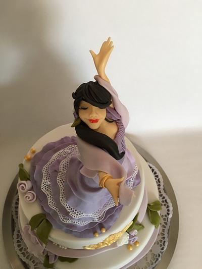 Flamenco girl - Cake by fancy cakery