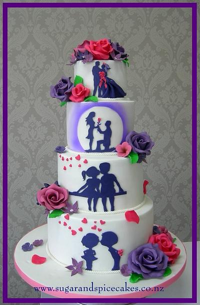 A Love Story - Cake by Mel_SugarandSpiceCakes