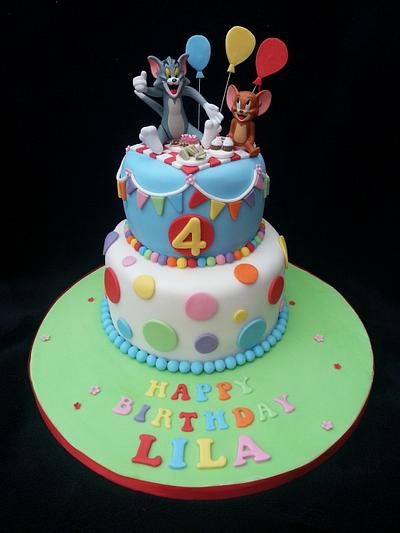 Tom and Jerry themed birthday cake - Cake by Mrsmurraycakes