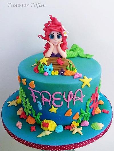 The little mermaid  - Cake by Time for Tiffin 