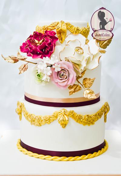 Wedding cake - Cake by Sweetcakes
