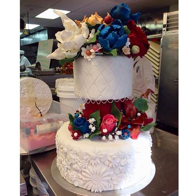 1st wedding cake - Cake by Jacqueline Ordonez