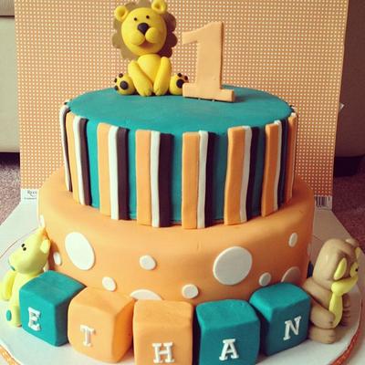 Safari Themed Cake - Cake by Esther Williams