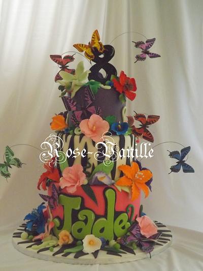 Jade's 8th birtday - Cake by cindy