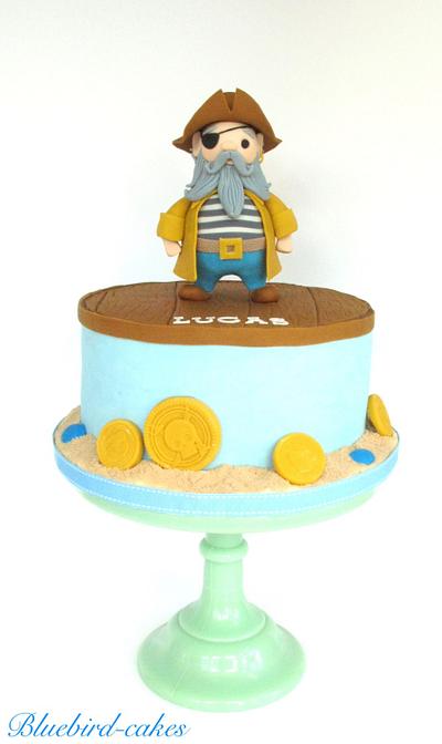 Pirate cake - Cake by Zoe Smith Bluebird-cakes