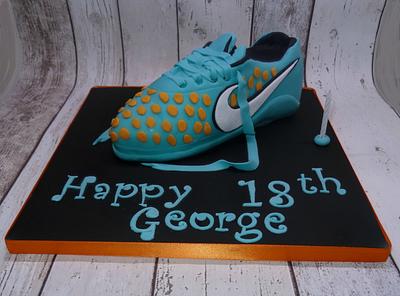 Nike Magista football boot - Cake by That Cake Lady