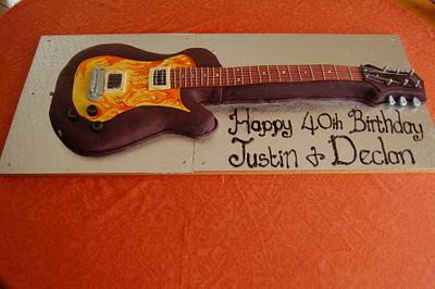 Guitar Cake - Cake by Wicked Creations